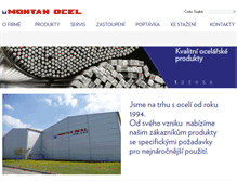 Tablet Screenshot of montanocel.cz